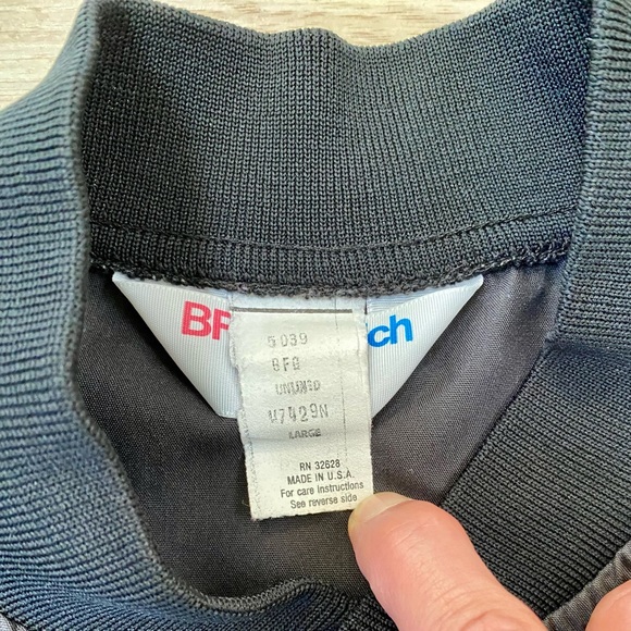 Vintage VTG Made in USA BF Goodrich T/A Radials Garage Jacket Men’s Size Large - Picture 11 of 12